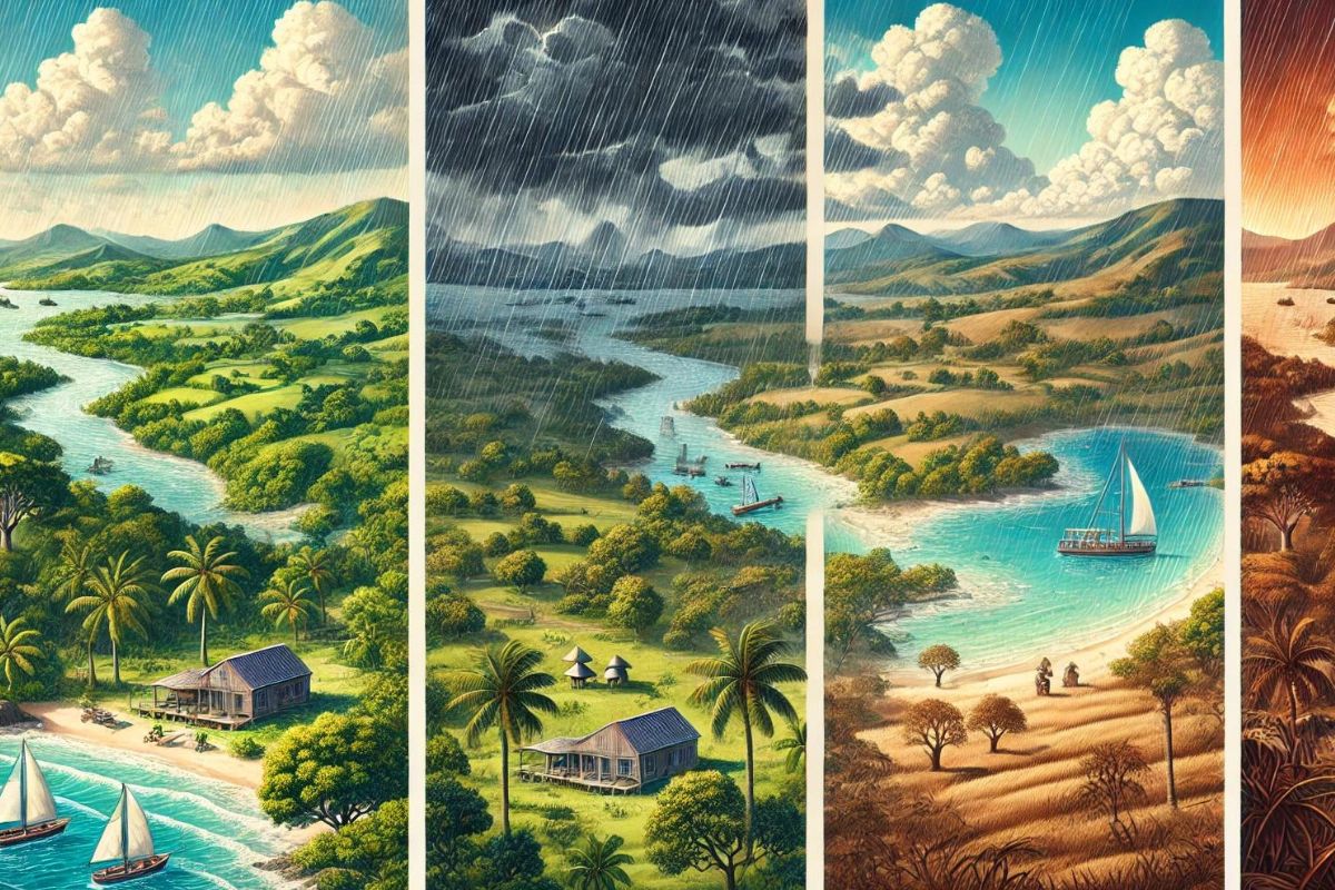 climat et météo en martinique selon le mois de l'année