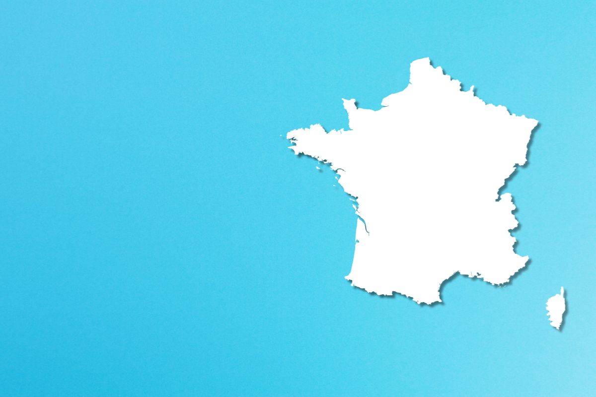 Carte de France Vierge