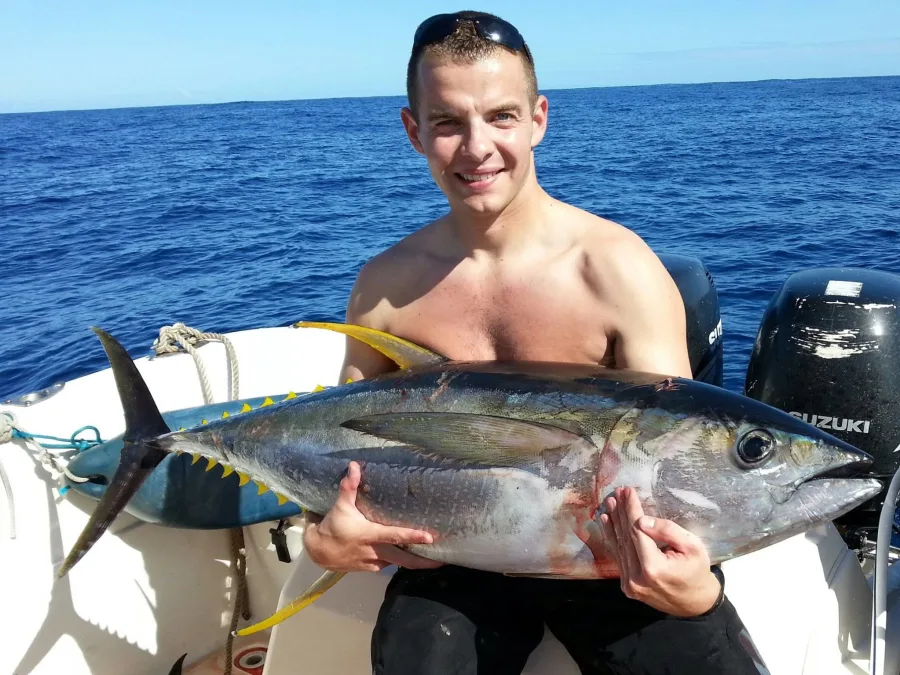 poisson pêché durant la pêche au gros à SaintGilles 974