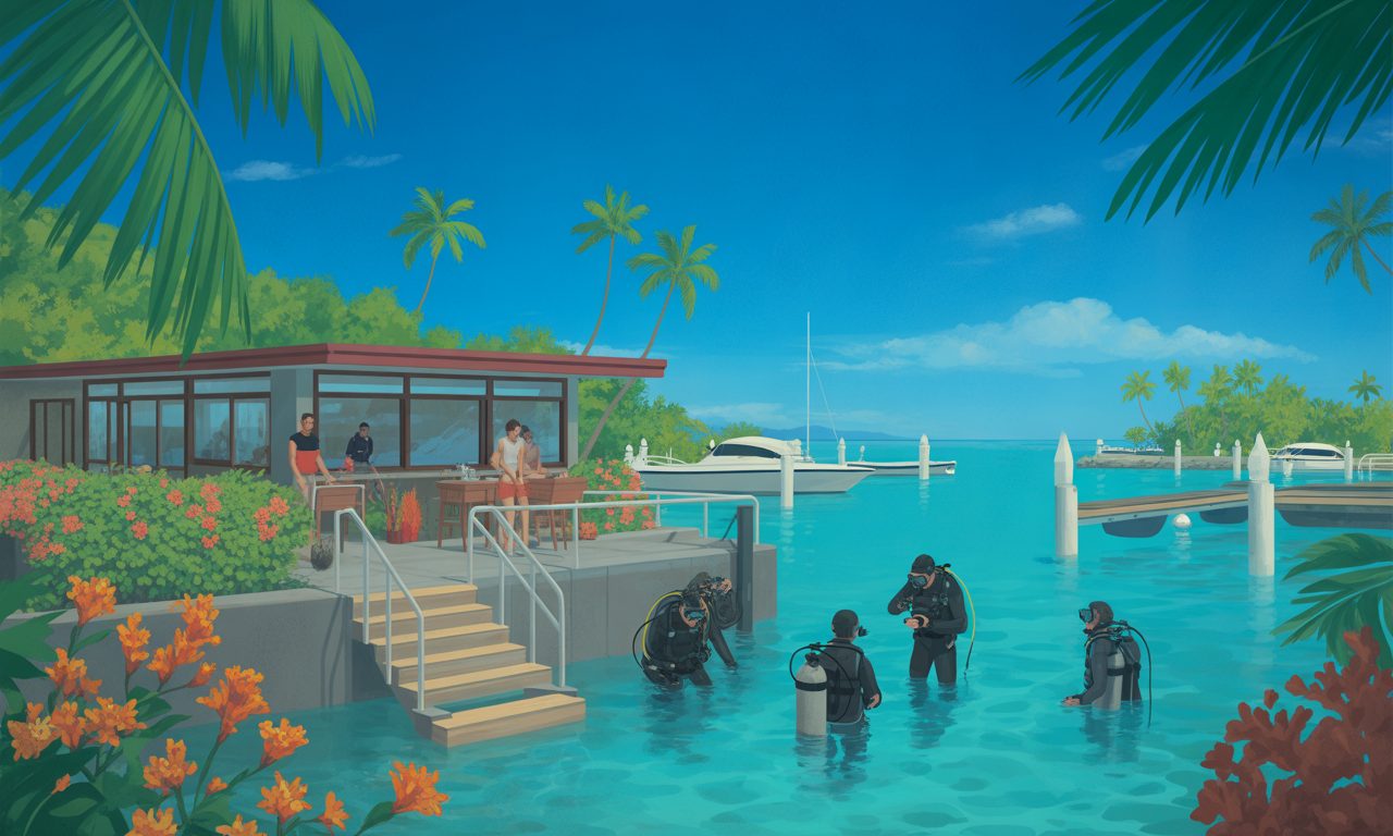 découvrez eleuthera tahiti diving center à la marina taina, tahiti : centre de plongée professionnel proposant des sorties, formations et explorations dans les plus beaux sites sous-marins de tahiti. vivez une expérience inoubliable dans les eaux turquoise de la polynésie française.