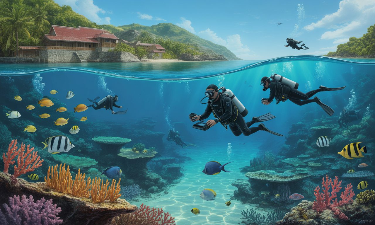 découvrez notre service de plongée scientifique à dzaoudzi, mayotte : accompagnement spécialisé pour études marines, recherches océanographiques et suivi de la biodiversité sous-marine dans les eaux de mayotte.