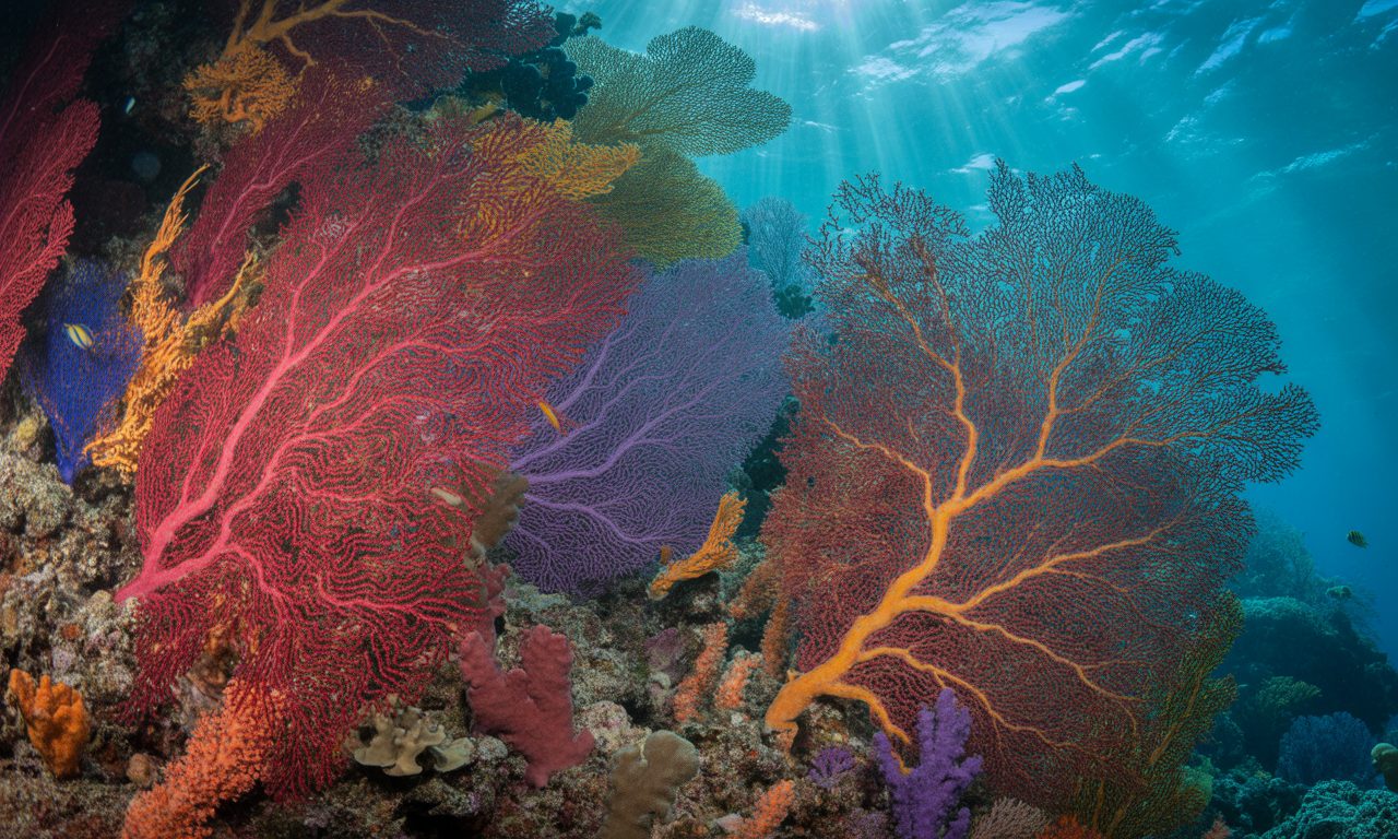 découvrez les gorgones, ces animaux marins aux éventails colorés qui embellissent les récifs tropicaux, et apprenez leur rôle essentiel dans l'écosystème sous-marin.