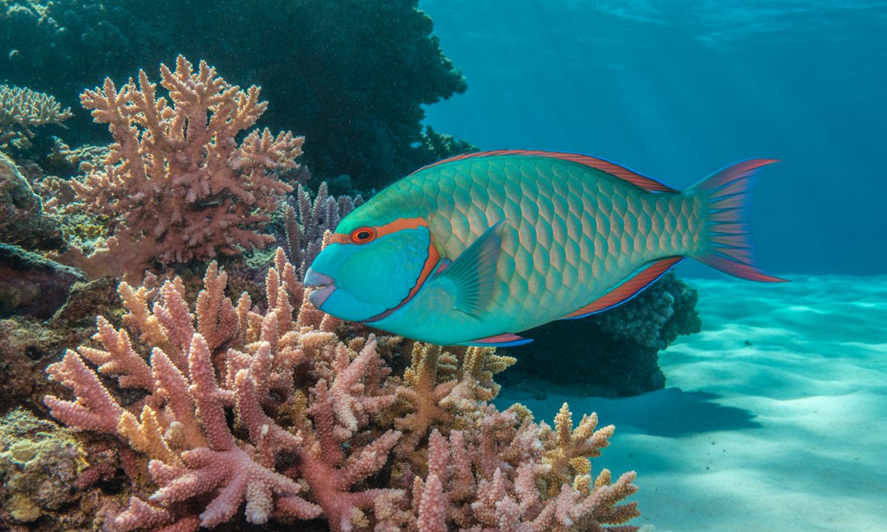 découvrez le poisson-perroquet, artisan essentiel des récifs coralliens et des plages de sable blanc, qui façonne et protège son écosystème marin unique.