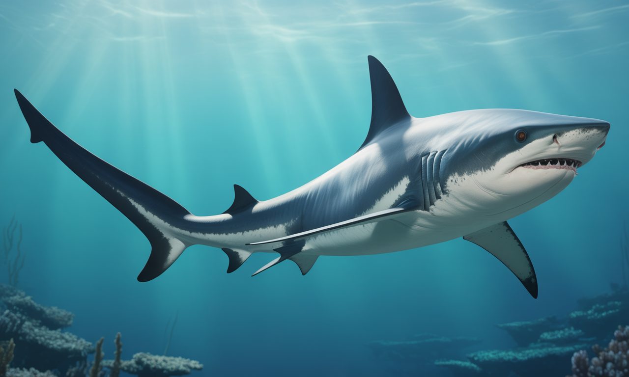 découvrez le requin-renard, un maître de l'élégance marine doté d'une queue exceptionnelle, et explorez ses techniques de chasse uniques dans les profondeurs océanes.