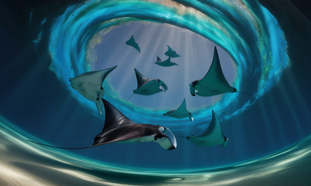 découvrez la raie manta noire, ce majestueux fantôme des profondeurs tropicales, symbole de grâce et de mystère dans les océans chauds.