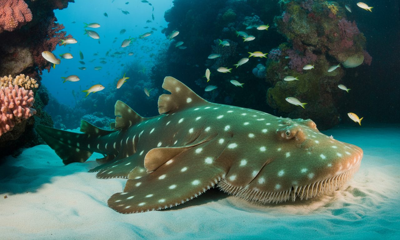 découvrez le requin tapis, expert du camouflage sur les fonds sablonneux grâce à son corps aplati et sa coloration discrète. apprenez tout sur ce maître du mimétisme marin.